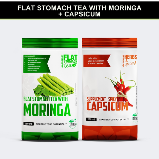 FLAT STOMACH TEA WITH MORINGA + CAPSICUM